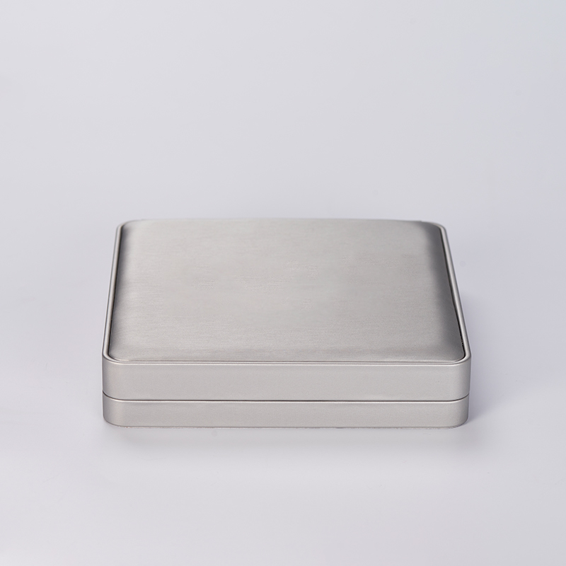 FANXI custom logo & colour grey leather jewelry packaging box