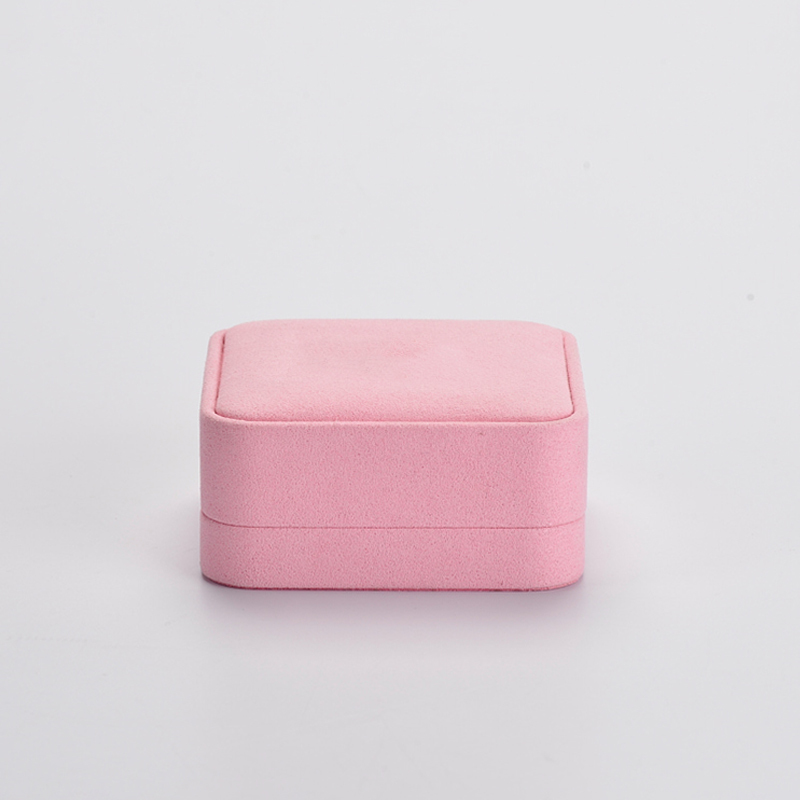 FANXI custom pink microfiber jewelry bangle packing box