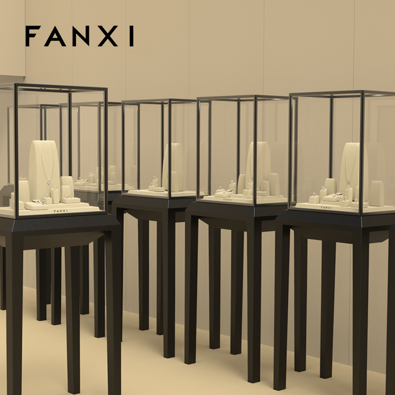 FANXI factory luxury microfiber jewelry display set