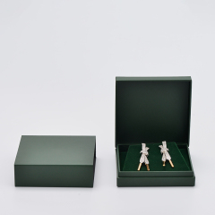 FANXI factory custom logo & colour green jewelry packaging box
