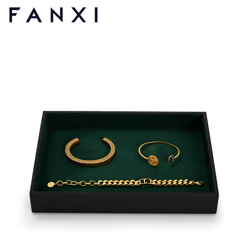 FANXI factory customize logo colour jewelry display tray