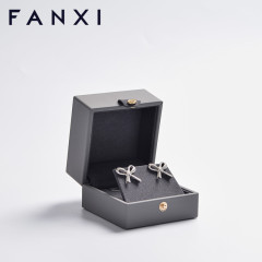 FANXI factory custom logo & colour gray jewelry packaging box