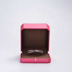 FANXI factory customize logo colour pink jewelry packing box