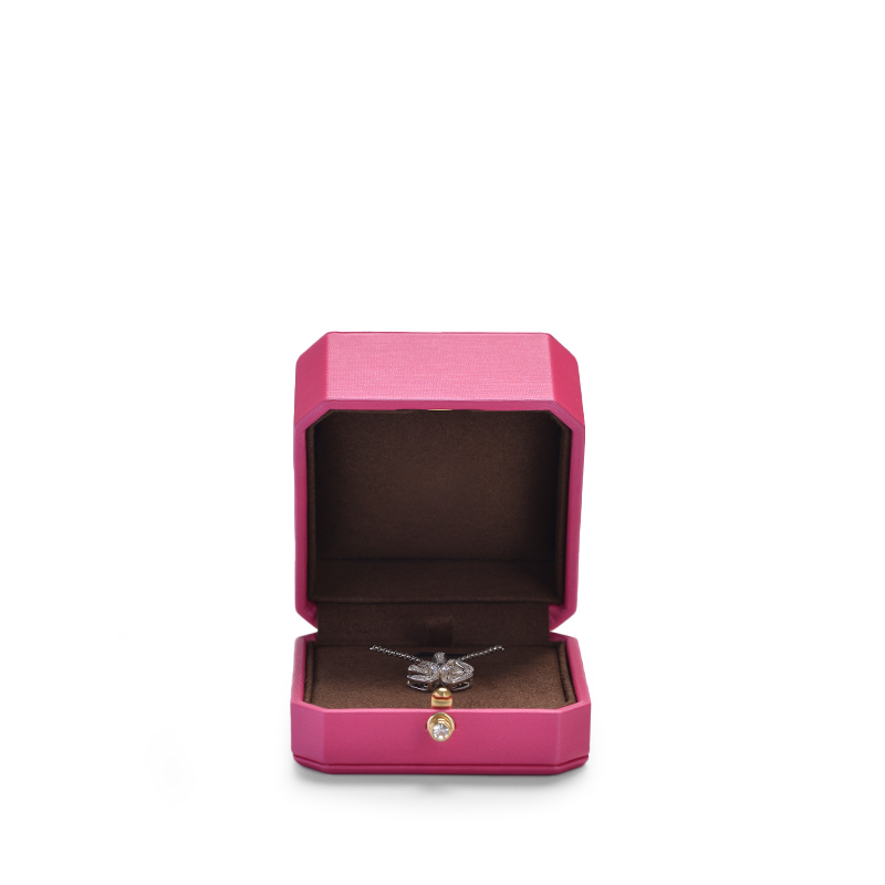 FANXI factory customize logo colour pink jewelry packing box