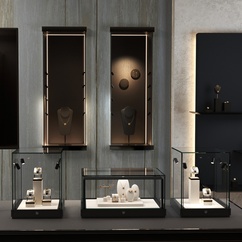 FANXI luxury high end jewelry display cabinet