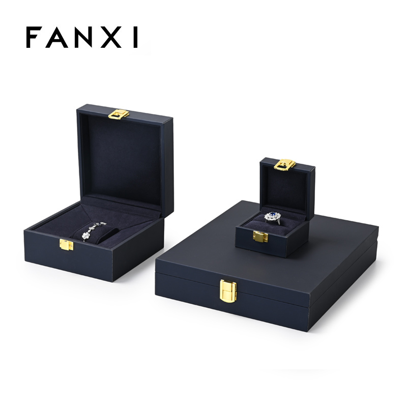 FANXI wooden engagement ring box_luxury jewelry packaging_ring box wedding ceremony