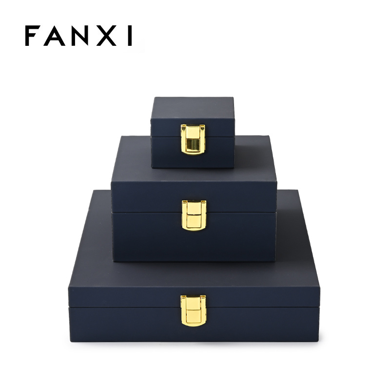FANXI wooden engagement ring box_luxury jewelry packaging_ring box wedding ceremony