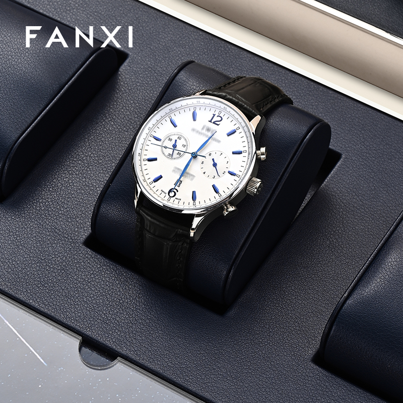 FANXI wholesale Blue metal luxury watch display stand