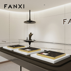 FANXI wholesale Brown Paint and metal jewelry display