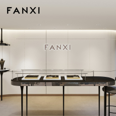 FANXI wholesale Brown Paint and metal jewelry display