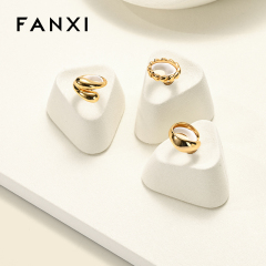 FANXI wholesale Beige Microfiber display for necklace earrings