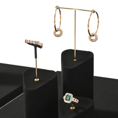 FANXI new arrival Black Microfiber earring display