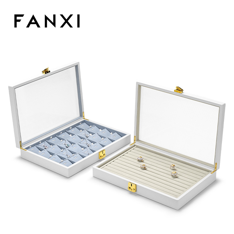 FANXI hot sale Multi-color option PU leather and microfiberJewelry set