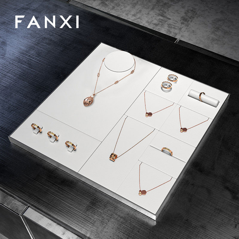 FANXI new arrival White metal Jewelry display set series