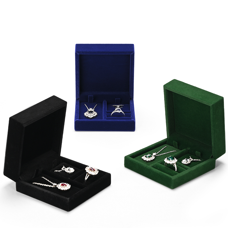 FANXI factory off white Microfiber custom logo jewelry box