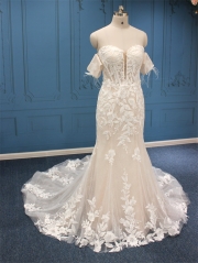 WT4737 New Fiiting Sweetheart Mermaid,High grade New lace
