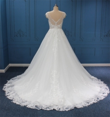 WT4678 Lace,3D flower, Beading ball gown