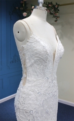 WT4811 Beading straps Mermaid dress