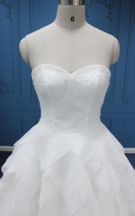 WT4549 Sweetheart Ruffy Ball Gown