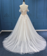 WT4689 Lovely light Tulle Aline, New flower lace, Sweet heart