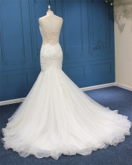 WT4811 Beading straps Mermaid dress