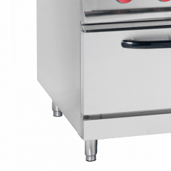 HGR 4-Burner Gas Range&Griddle with Gas Oven