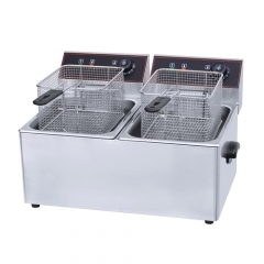 HEF 2-Tank 2-Basket Electric Fryer