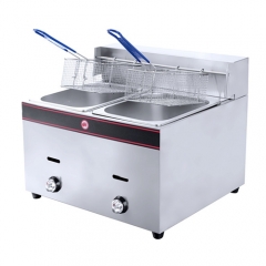 HGF 2-Tank 2-Basket Gas Fryer