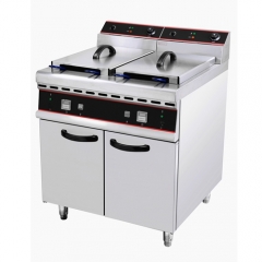 HEF 2-Tank 4-Basket Electric Fryer