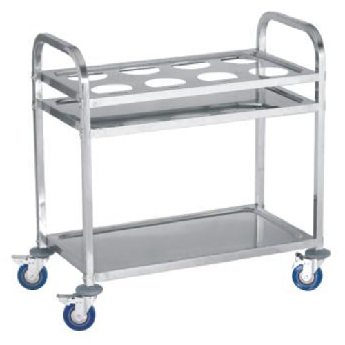 0469 Dismounting Square Tube Stainless Steel Seasoning Cart