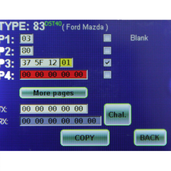 CN018022 Ford Edge 3 Button Remote Key 433Mhz 4D63 80BIT