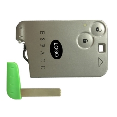 CN010019 Smart Card Remote Key 433Mhz Keyless for Renault /Laguna /Espace 2 Buttons ID46