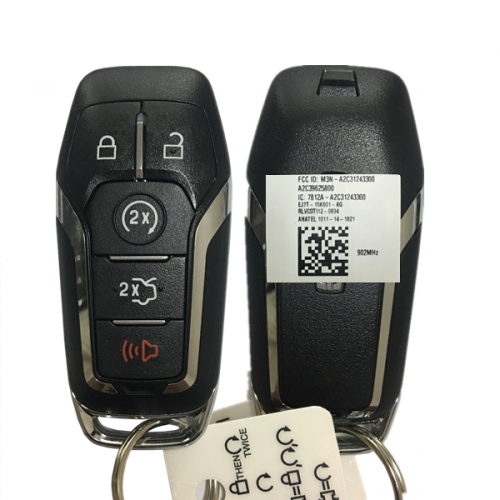 CN093004 ORIGINAL Key for Ford Lincoln Frequency 902 MHz Transponder HITAG-Pro Part No EJ7T-15K601-AG