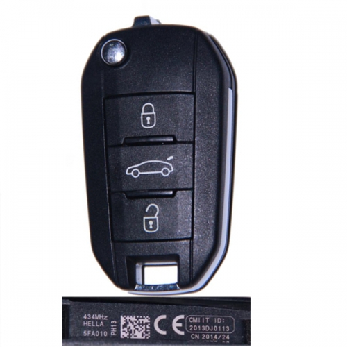 CN009001 New Remote Key Keyless Fob 3 Button 433MHz With ID46 Chip Inside for Peugeot 508