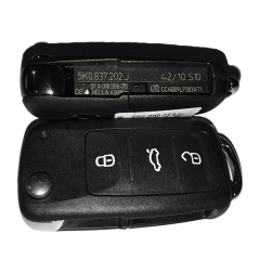 CN001051 VW Remote Flip Key 3 Button ID48 433MHZ 5K0 837 202 J