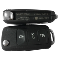 CN001050 VW Remote Flip Key 3 Button ID48 433MHZ 5K0 837 202 AH