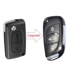 CN009014 For Peugeot 307 ASK remote control key Modified DS Style Folding 2006-2...