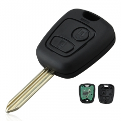 CN009034 For Peugeot Berlingo 2 Button 433MHz Full Remote Key Fob Blade Transponder Chip ID46