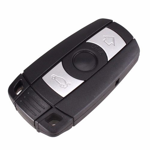 CS006013 Smart Key Shell Blade Fob For BMW 1 3 5 6 7 Series E90 E91 E92 E60 3 Button Remote Key Case With Logo