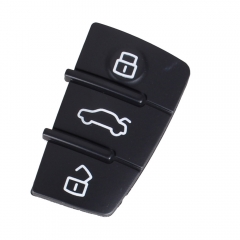 CS008005 3 Button Pad Rubber Remote Key Fob For Audi A3 A4 A5 A6 A8 Q5 Q7 TT S L...