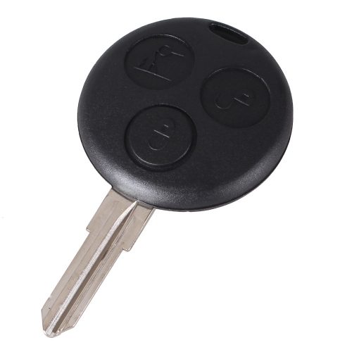 CS002014 Replacement 3 Buttons Uncut Blank Blade Car Key Case Shell Styling Cover FOR BENZ SMART CAR CITY ROADSTER FORTWO