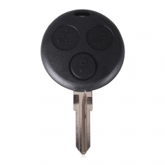 CS002014 Replacement 3 Buttons Uncut Blank Blade Car Key Case Shell Styling Cover FOR BENZ SMART CAR CITY ROADSTER FORTWO