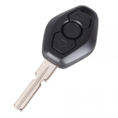 CS006004 3 Button Fob Car Key Shell Remote Key Replacement Case For BMW 3 5 7 SE...