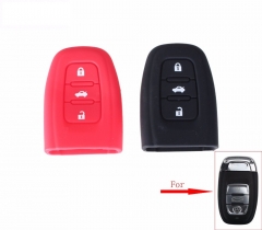 CS008004 3 Button For Audi A4L S4 S5 Q5 Smart Remote Key Case Silicone Cover