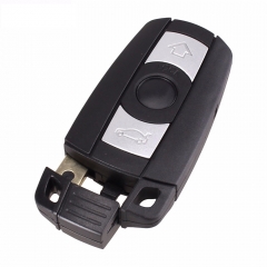 CS006013 Smart Key Shell Blade Fob For BMW 1 3 5 6 7 Series E90 E91 E92 E60 3 Button Remote Key Case With Logo