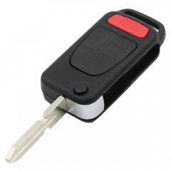 CS002028 4 Button Remote Key Fob Shell Case With Uncut Blade For Mercedes For Be...