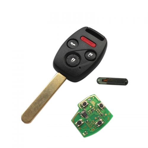 CN003034 2003-2007 Honda Remote Key 3+1 Button and Chip Separate ID48 433MHZ Fit ACCORD FIT CIVIC ODYSSEY