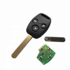 CN003041 2003-2007 Honda Remote Key 3 Button and Chip Separate ID8E 433 MHZ Fit ...