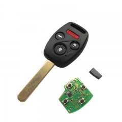 CN003054 Remote Key 2003-2007 for Honda Odyssey Accord CRV Jazz FIT City Chip ID46 3+1 Buttons 315MHz
