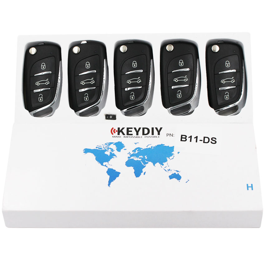 B11 KD900 URG200 Remote Control 3 Buttons Car Key Remote DS Style For KD900